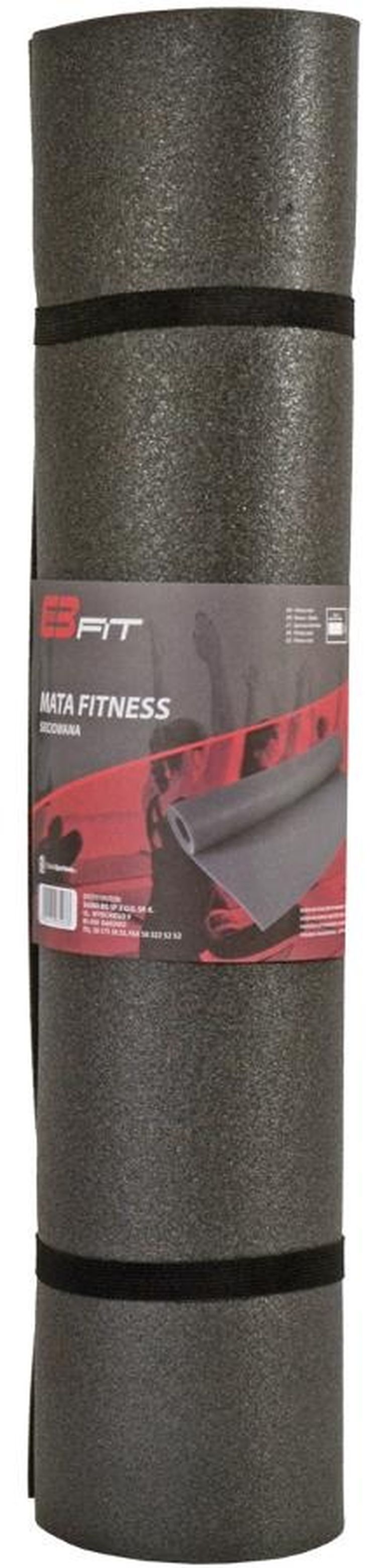 Enero fit, mata do jogi 1800-610-4mm, grafitowa