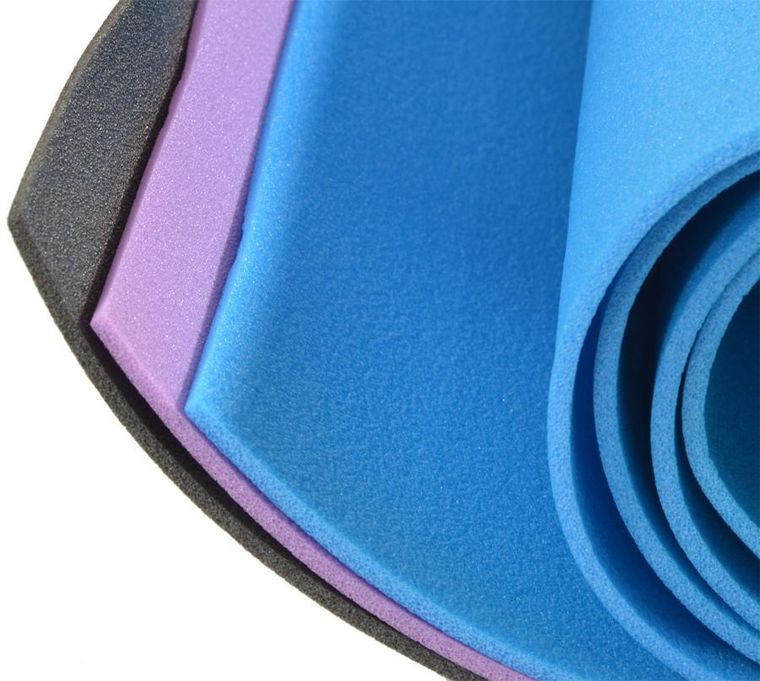 Enero Fit, mata do jogi, niebieska, 180-61-0,4 cm