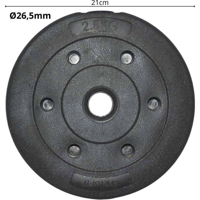 Enero Fit, obciążenie betonowe, 2,5 kg