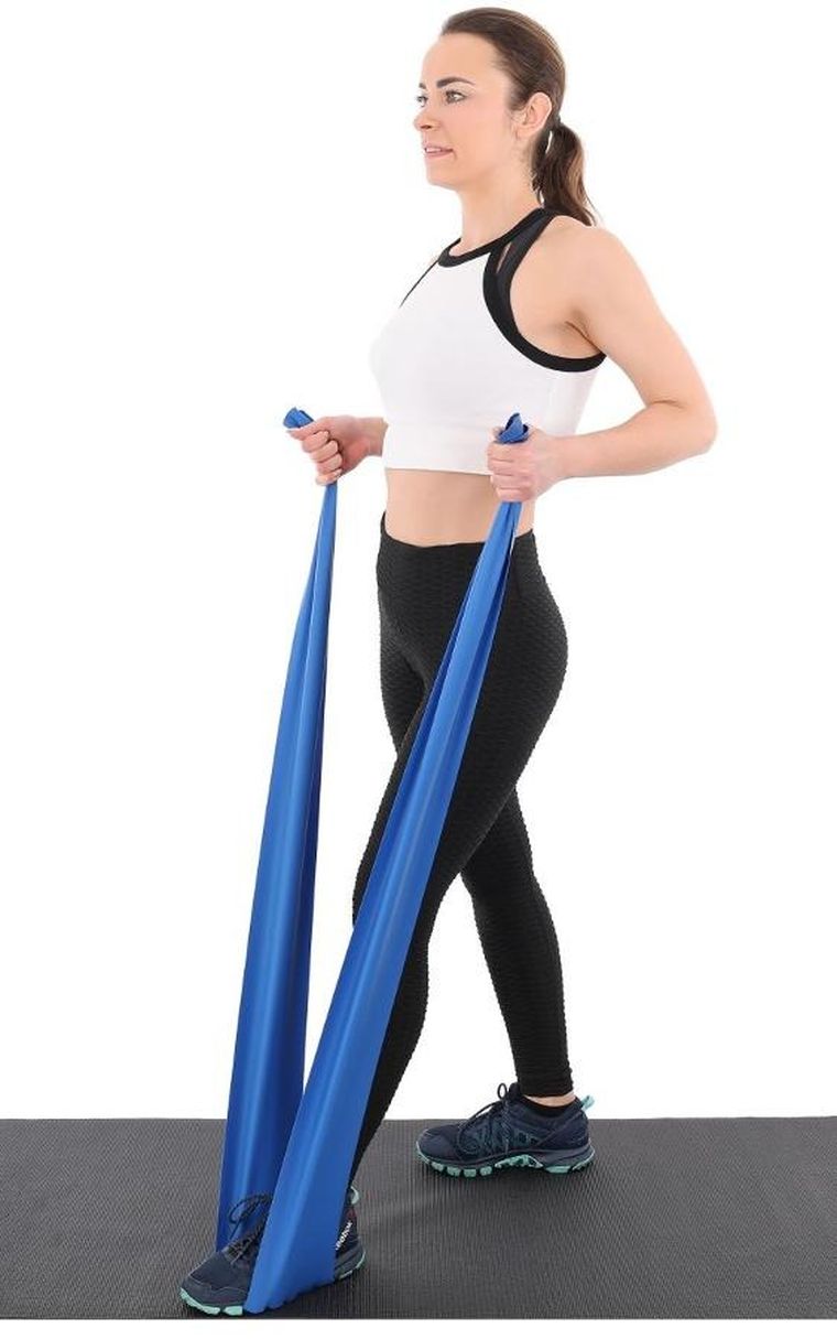 Enero fit, taśma treningowa do ćwiczeń pilates, 2000-150-0,30mm 9-11kg, czerwona