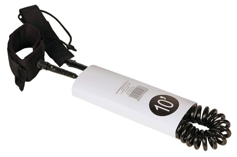 Enero, linka zabezpieczająca do deski SUP, czarna, 10 stóp