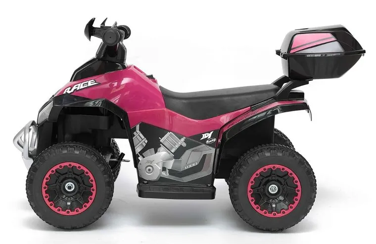 Enero, Micron, quad, pojazd na akumulator, różowy