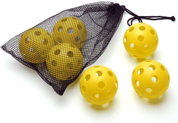 Enero, piłki meczowe do unihokeja, żółte, 6 szt.