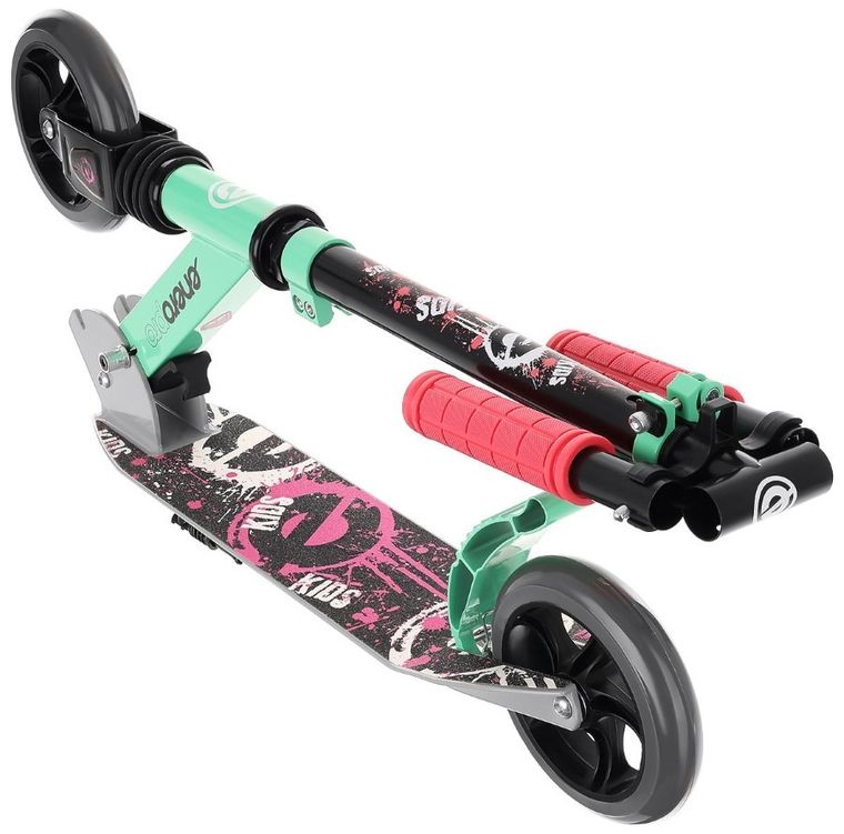 Enero Pro, Kids, hulajnoga, różowo-zielona, 145 mm