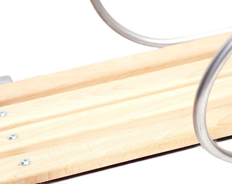 Enero, sanki metalowe z oparciem i pchaczem, niebieskie