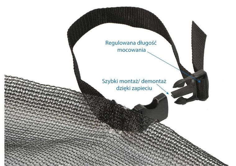 Enero, siatka wewnętrzna do trampoliny, 244 cm