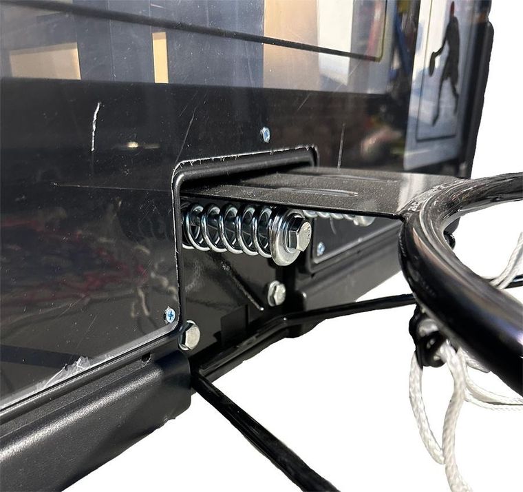 Enero, tablica do koszykówki z obręczą, 110-75 cm