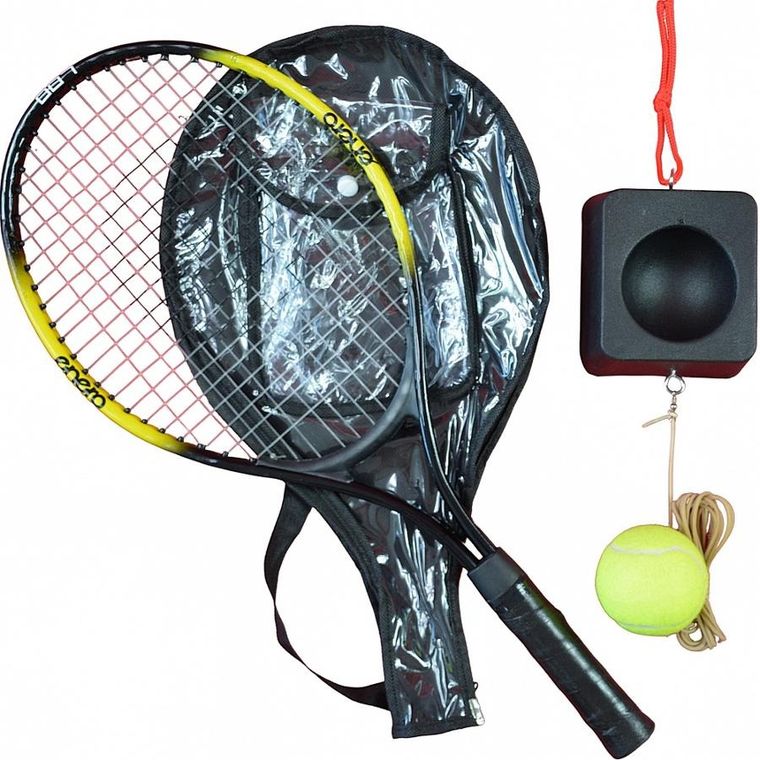 Enero, zestaw rakieta i trenażer do tenisa ziemnego