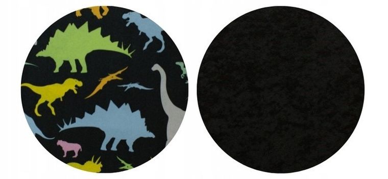 Entelo, Petit, krzesło dziecięce z podnóżkiem, wzrost 133-159 cm, dinozaury