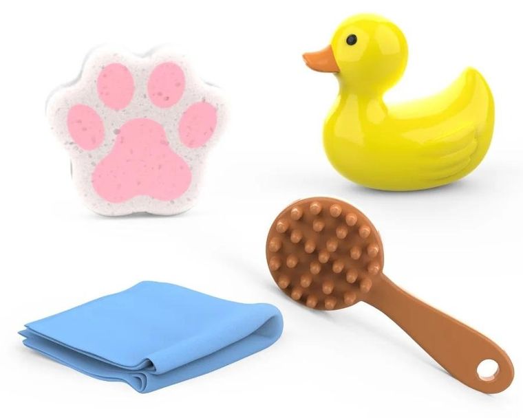 Epee, Brudaski w kąpieli, figurka, 1 szt.