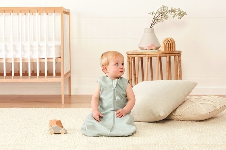 ergoPouch, śpiworek do spania, jersey, 8-24m, TOG 1.0, sage