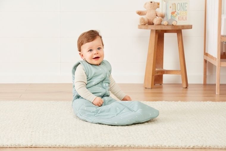 ergoPouch, śpiworek do spania, jersey, 8-24m, TOG 2.5, sage