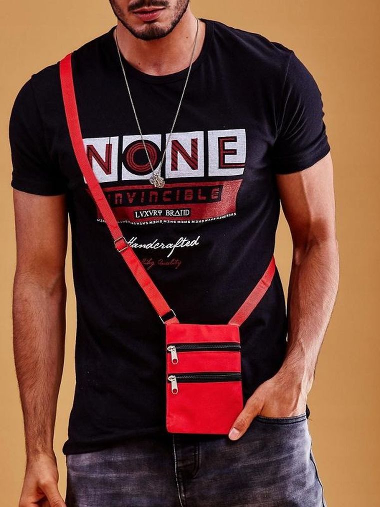 Etui na dokumenty, czerwone