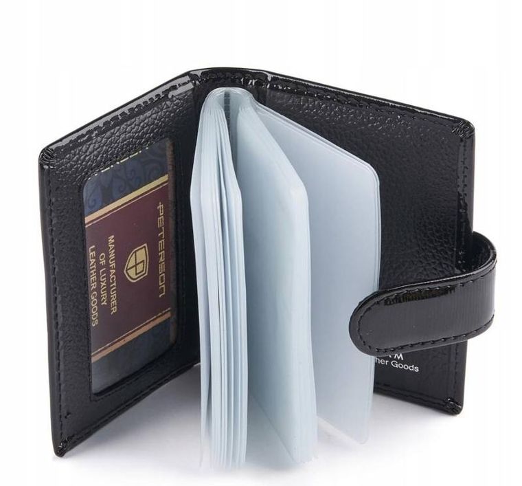 Etui na dokumenty z lakierowanej skóry, Peterson