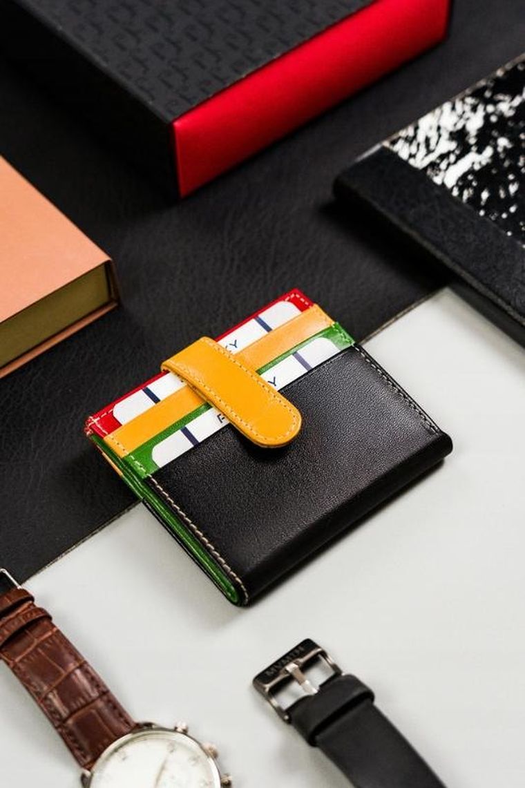 Etui na karty, mix, skórzane, Rovicky