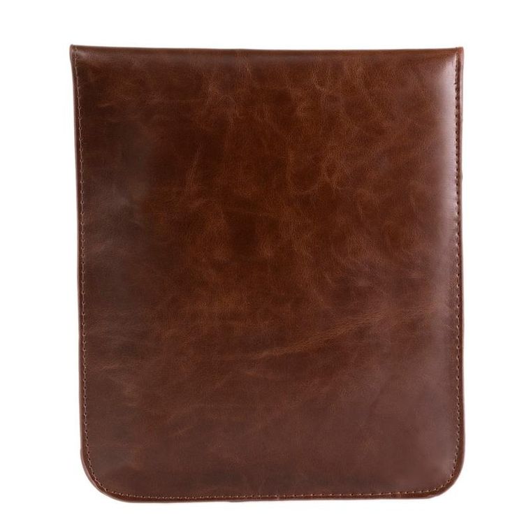 Etui na tablet, brązowe, skóra ekologiczna