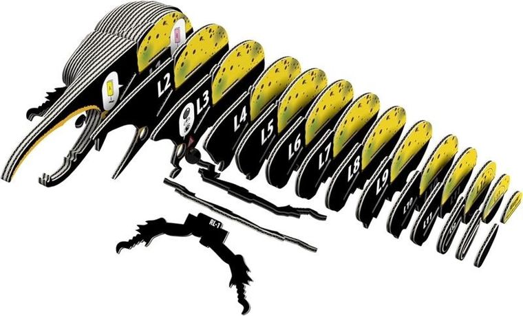 Eugy, układanka 3D, Chrząszcz Herkules