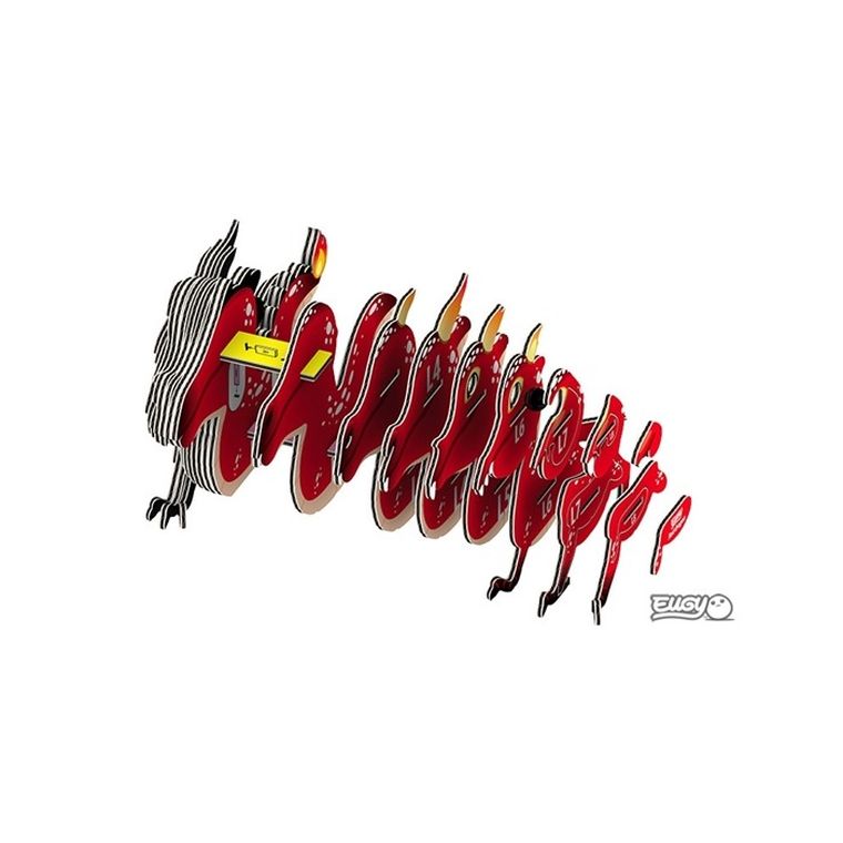 Eugy, układanka 3D, Czerwony Smok