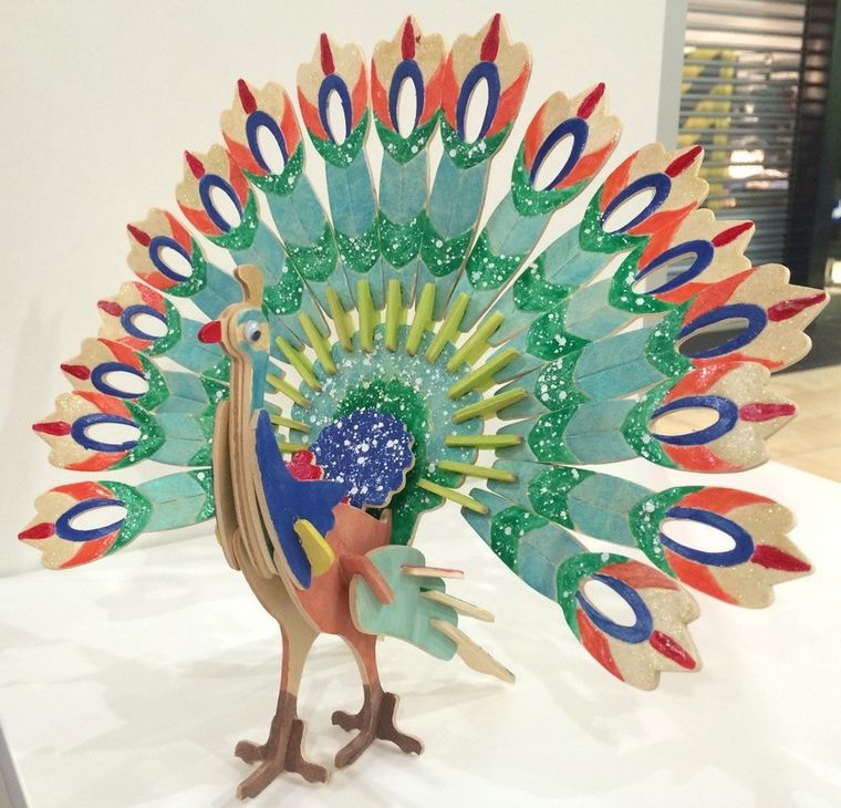 Eureka! Gepetto, Paw, drewniana łamigłówka, puzzle 3D