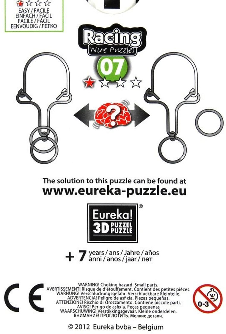 Eureka! Racing, nr 07, druciana łamigłówka, poziom 1/4