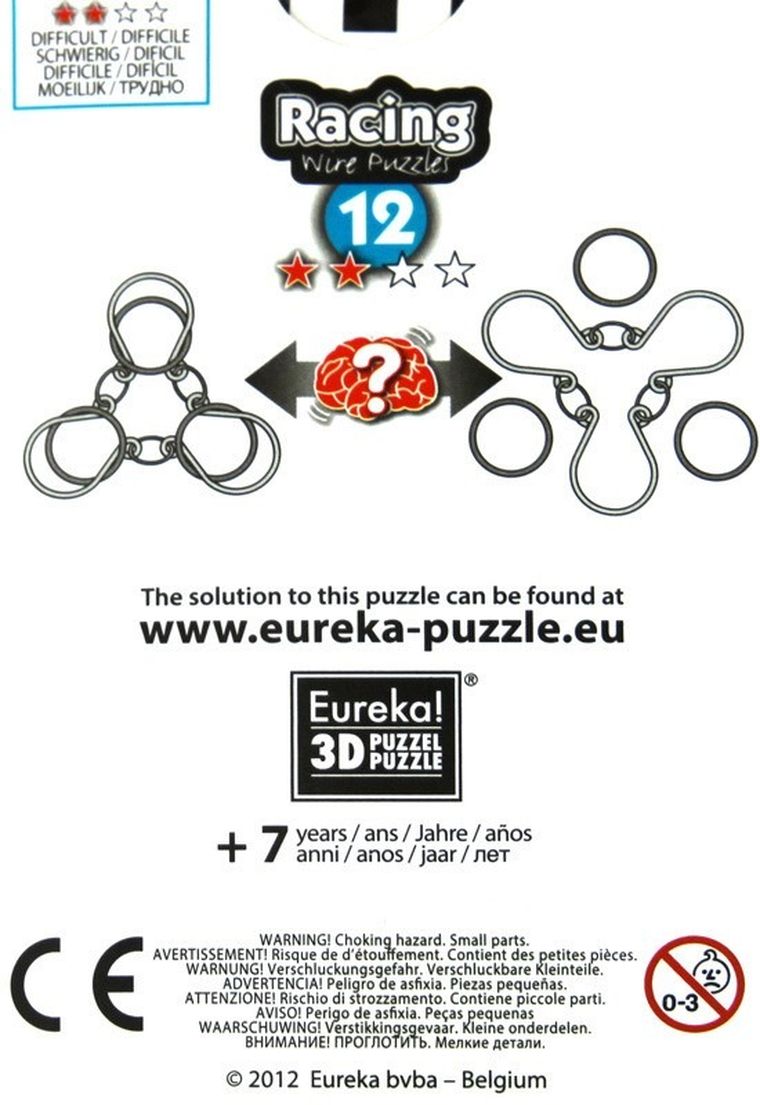 Eureka! Racing, nr 12, druciana łamigłówka, poziom 2/4