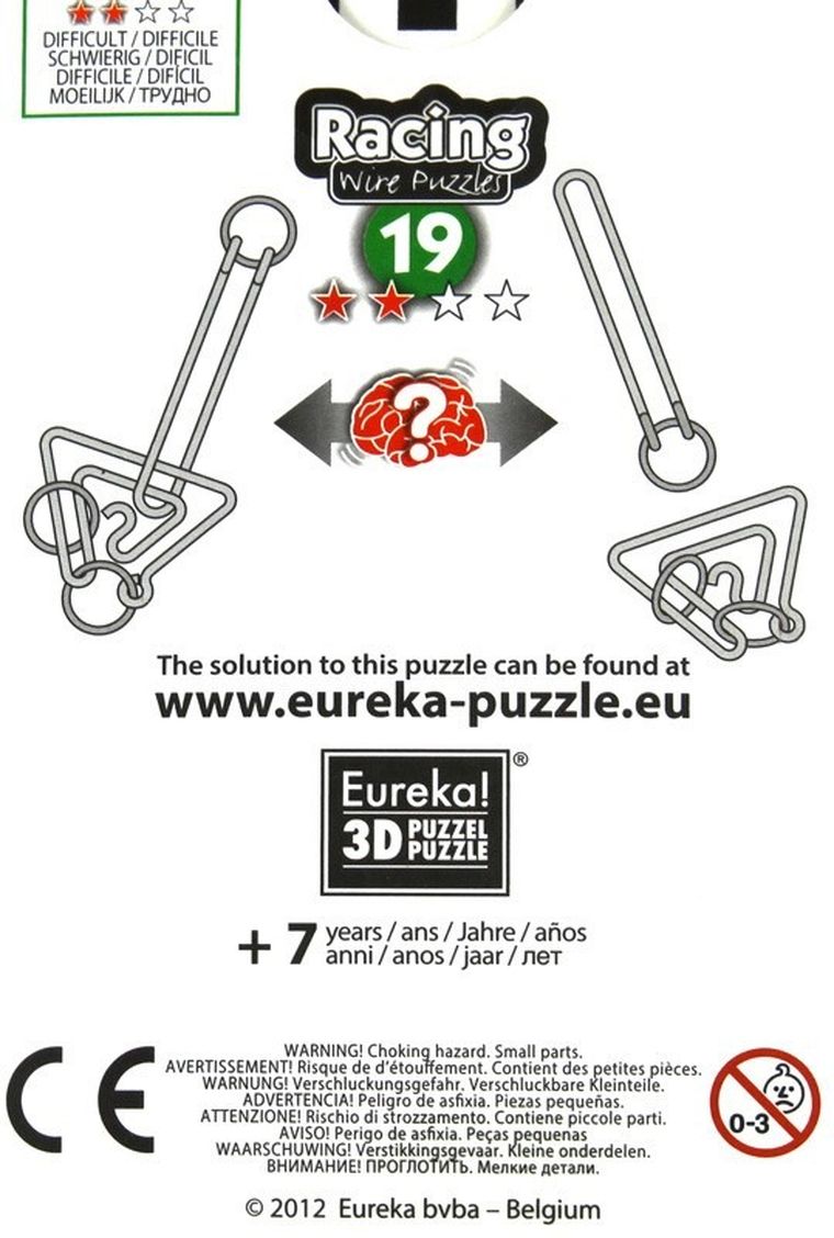 Eureka! Racing, nr 19, druciana łamigłówka, poziom 2/4