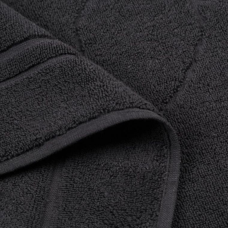 Eurofirany, dywanik łazienkowy, Sammy, 50-70 cm, czarny