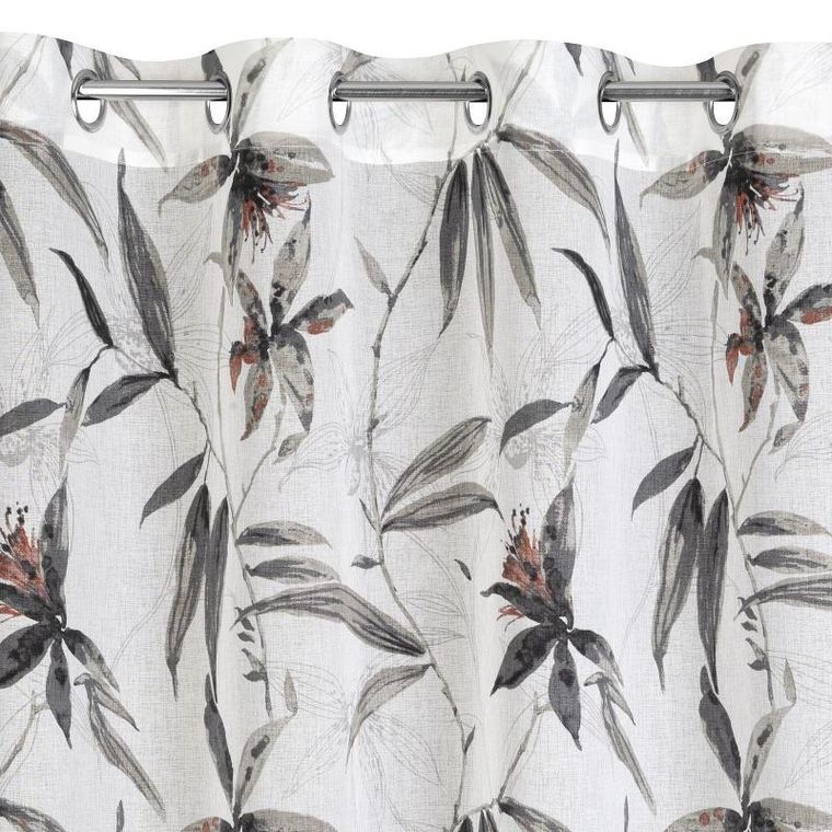 Eurofirany, firana gotowa Aida, 140-250 cm, ciemnobeżowy