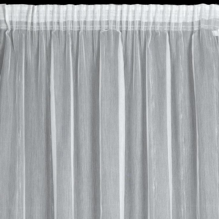 Eurofirany, firana gotowa, Alexi, na taśmie, 140-280 cm, biały