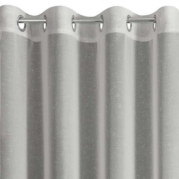 Eurofirany, firana gotowa, Angela, 140-250 cm, stalowy