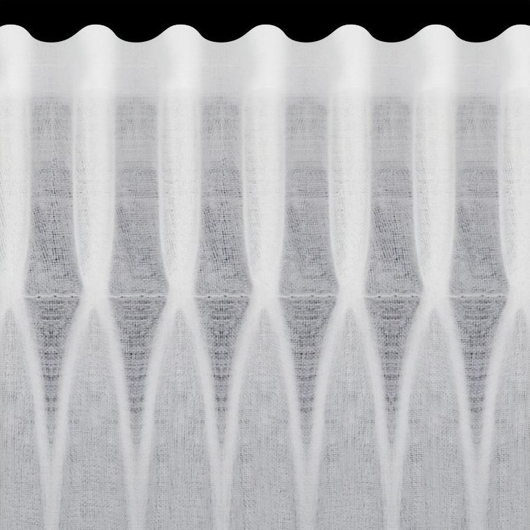 Eurofirany, firana gotowa, Artemida, na taśmie, 400-160 cm, biały