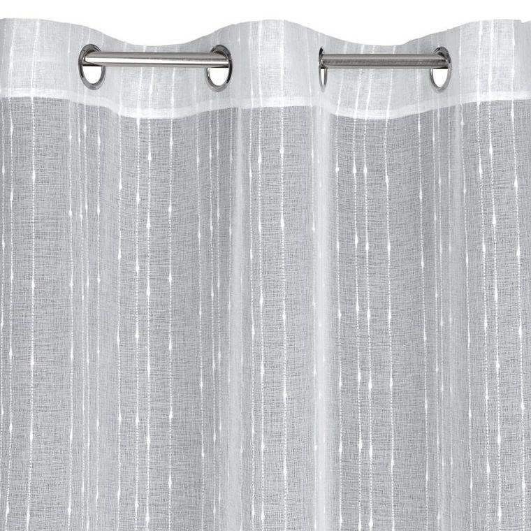 Eurofirany, firana gotowa Becky, 140-250 cm, biały