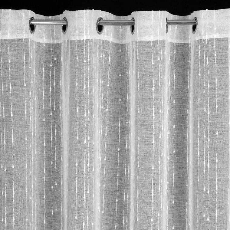 Eurofirany, firana gotowa, Becky, 350-250 cm, biały