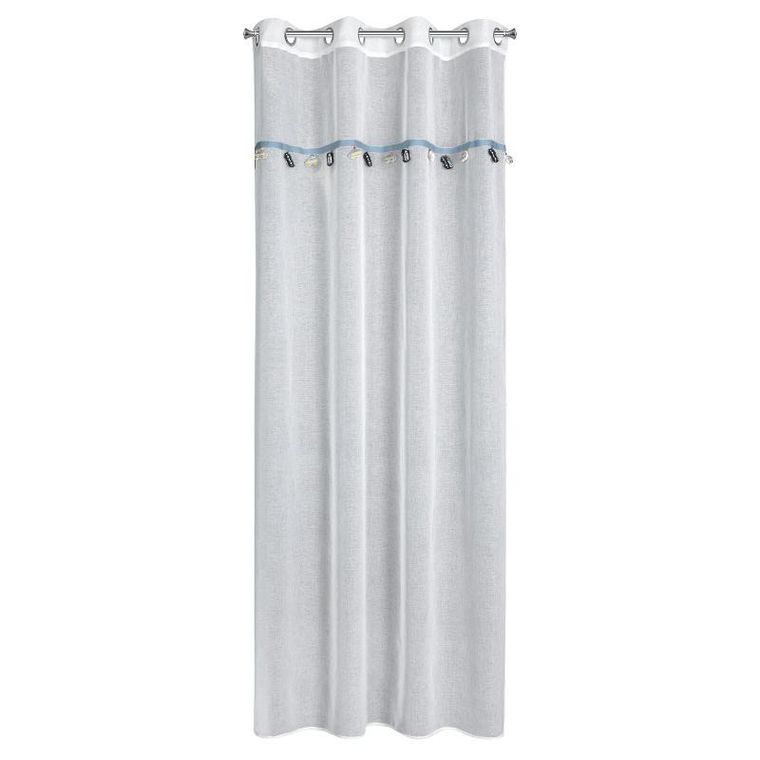 Eurofirany, firana gotowa, car, 140-250 cm, biały