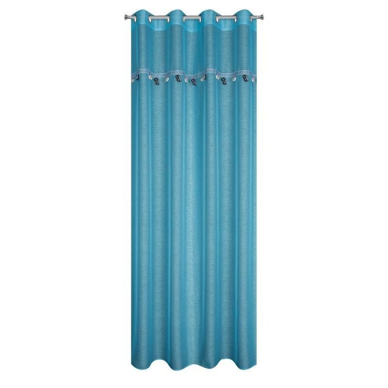 Eurofirany, firana gotowa car, 140-250 cm, niebieski