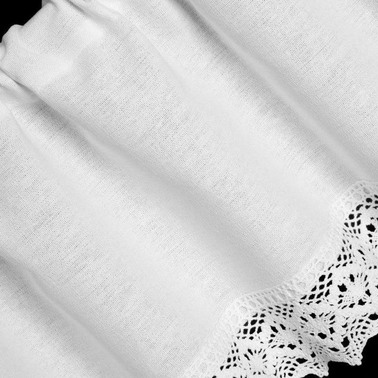 Eurofirany, firana gotowa, Clarie, na taśmie, 150-30 cm, biały