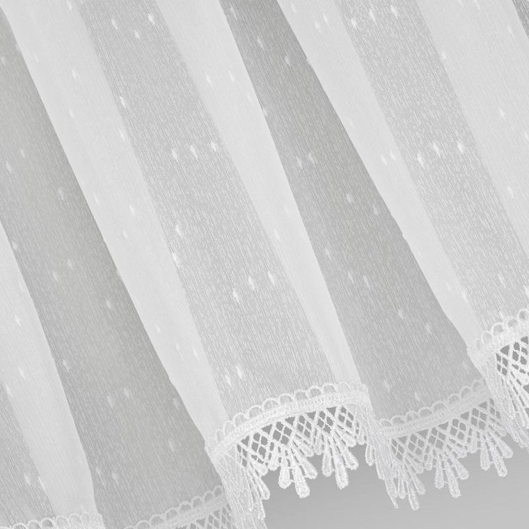Eurofirany, firana gotowa, Dagma, 400-65 cm, 400-35 cm, biały