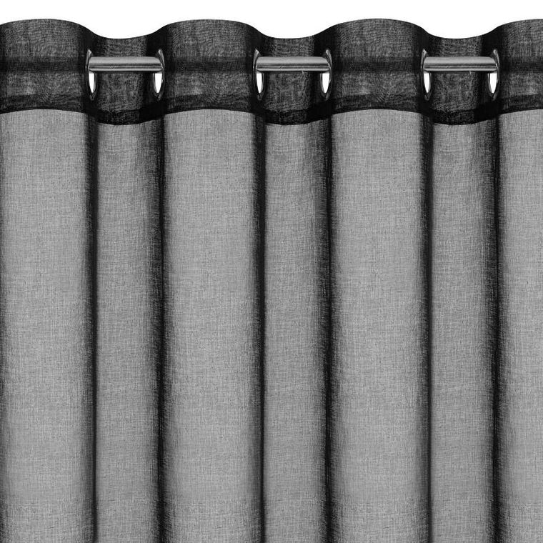 Eurofirany, firana gotowa, Dani, 140-250 cm, czarny