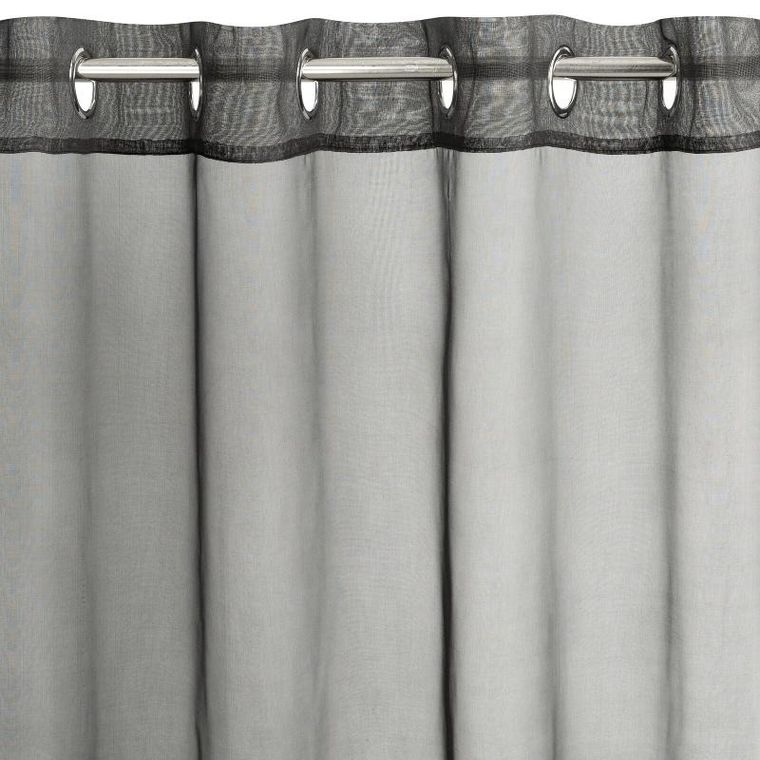 Eurofirany, firana gotowa, Debora, 140-250 cm, czarny