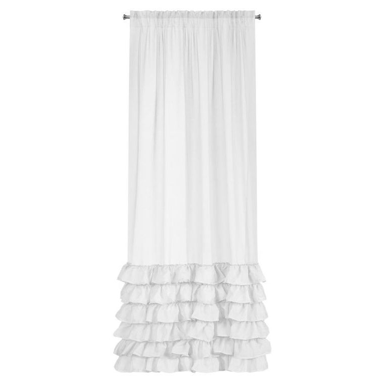 Eurofirany, firana gotowa, Dolly, na taśmie, 140-250 cm, biały