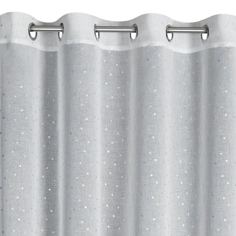 Eurofirany, firana gotowa gina, 140-250 cm, biały