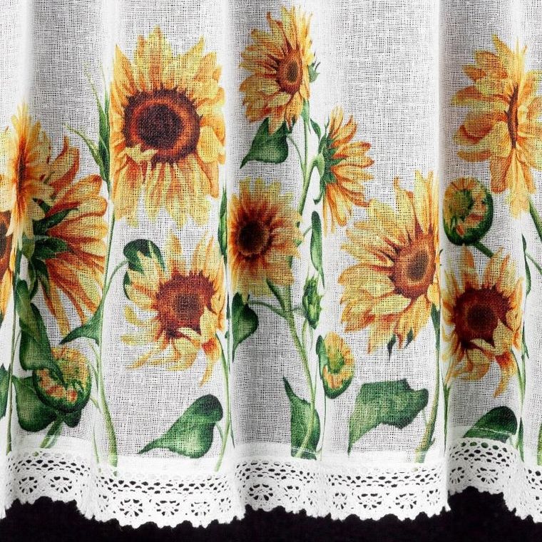 Eurofirany, firana gotowa, Helia, 150-60 cm, żółty