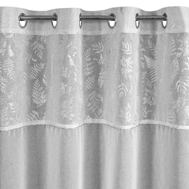 Eurofirany, firana gotowa Ilana, 140-250 cm, biały