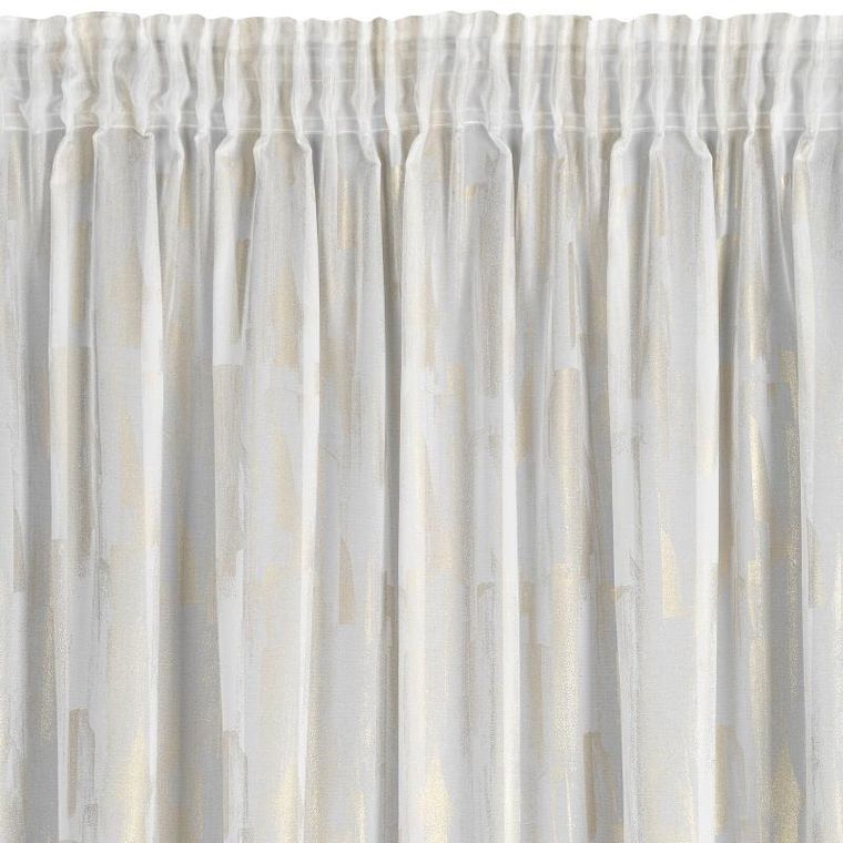 Eurofirany, firana gotowa, Ilaria, na taśmie, 140-250 cm, biały