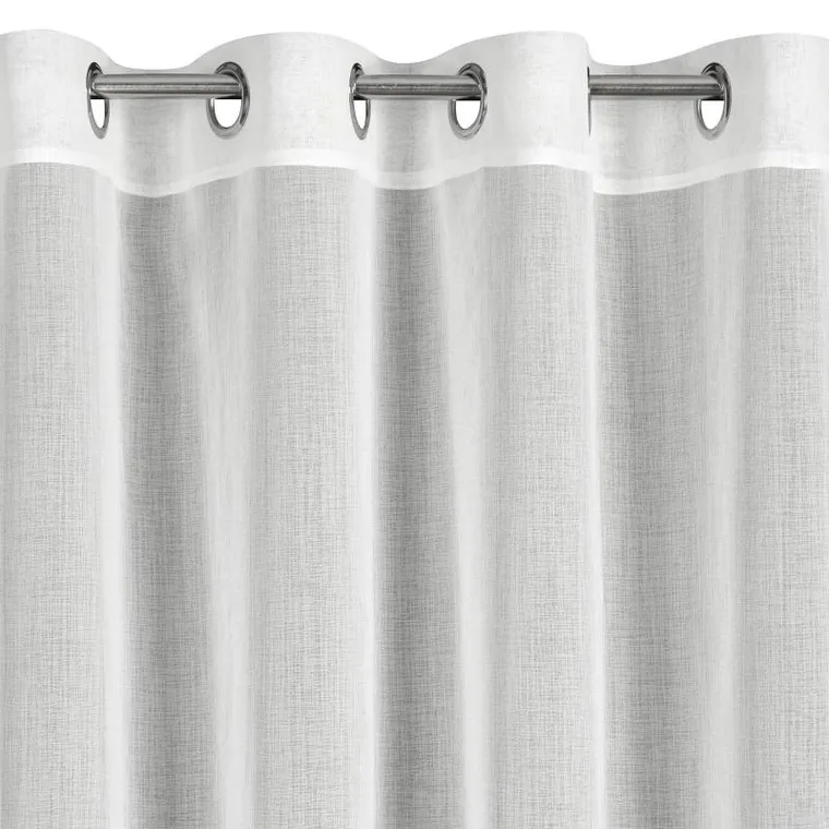 Eurofirany, firana gotowa kiara 350 x 150 cm, biały