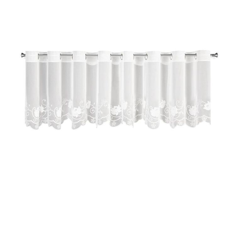 Eurofirany, firana gotowa, Leti, 350-70 cm, biały