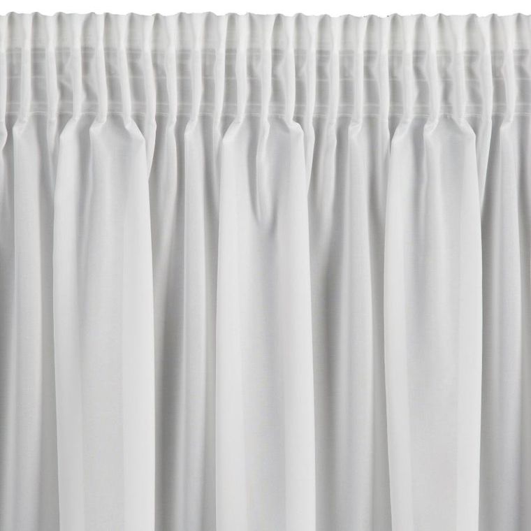 Eurofirany, firana gotowa, Loreta, na taśmie, 400-160 cm, biały