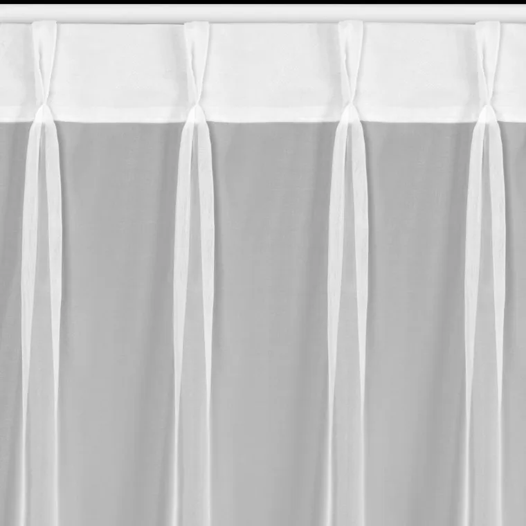 Eurofirany, firana gotowa Lucy, 400-170 cm, biały