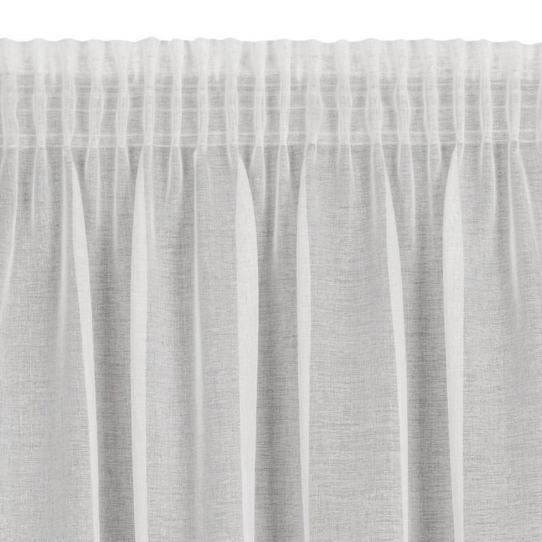 Eurofirany, firana gotowa, Marion, na taśmie, 140-270 cm, biały