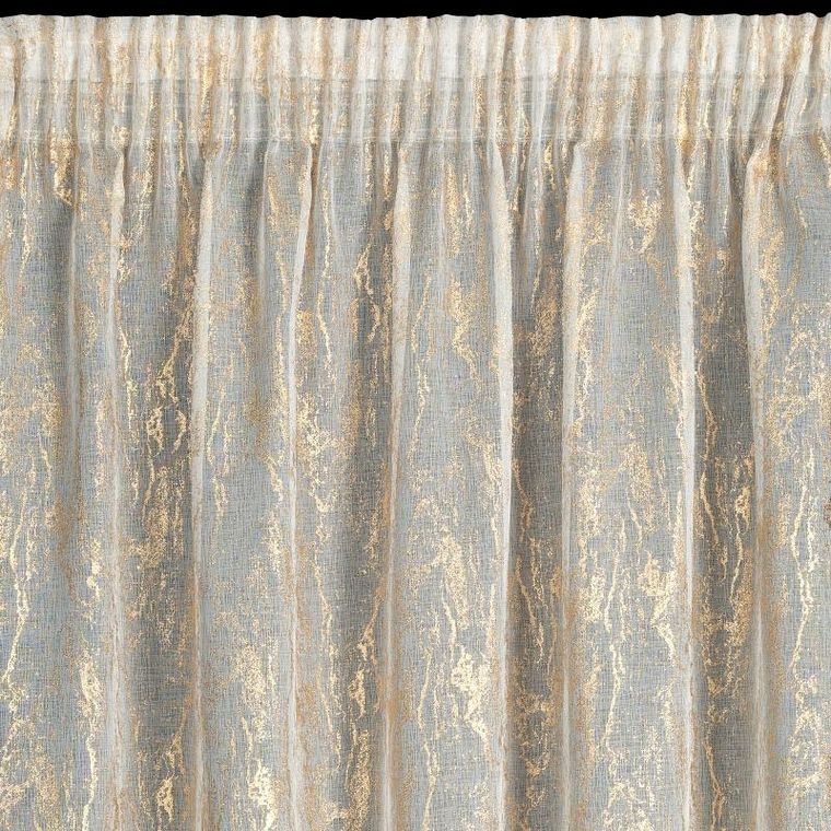 Eurofirany, firana gotowa, Mia, na taśmie, 140-270 cm, biały